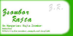 zsombor rajta business card